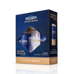 Gift Pack Pilsen Extra con Vaso