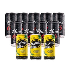 PartyPack Mikes 269 x3 + Packs Bud66 269ml x9