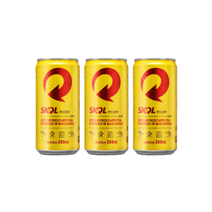 Skol lata 269ml x3