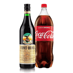 Fernet Branca 1Lt + Coca Cola 2Lts